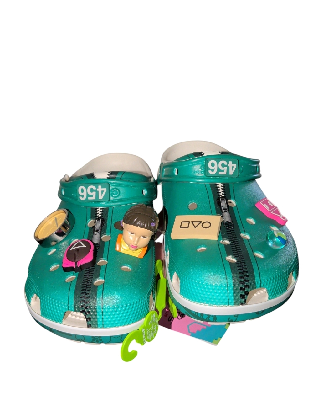 New Crocs X Squid Game Green Shoes